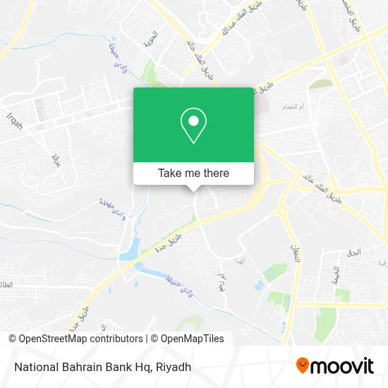 National Bahrain Bank Hq map