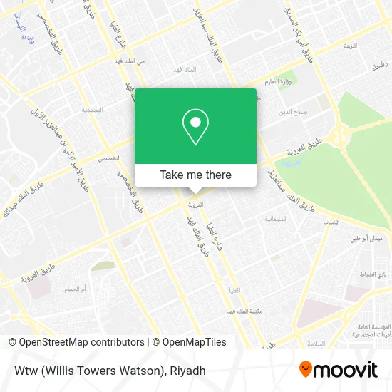Wtw (Willis Towers Watson) map