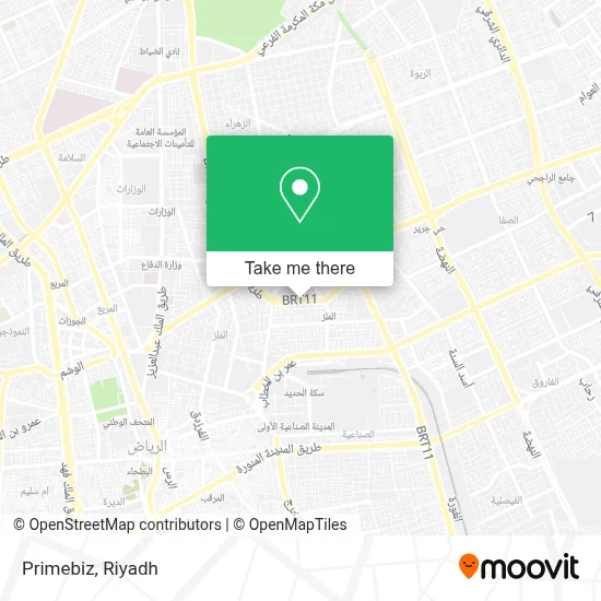 Primebiz map