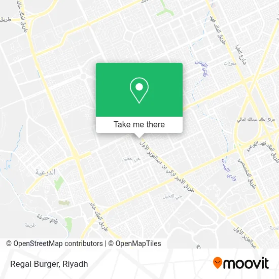 Regal Burger map