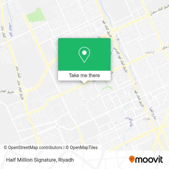 Half Million Signature map