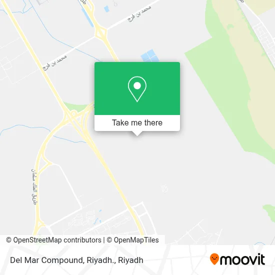 Del Mar Compound, Riyadh. map