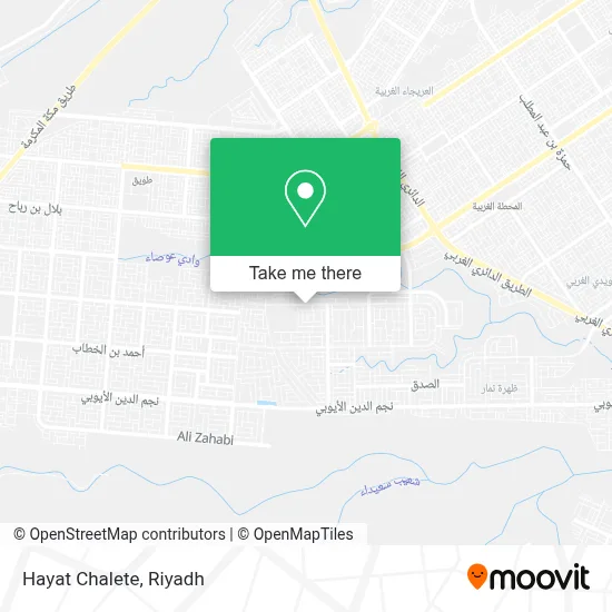 Hayat Chalete map