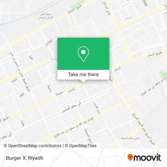 Burger X map