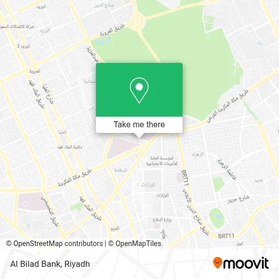 Al Bilad Bank map