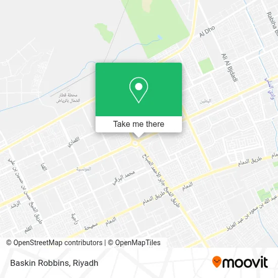 Baskin Robbins map