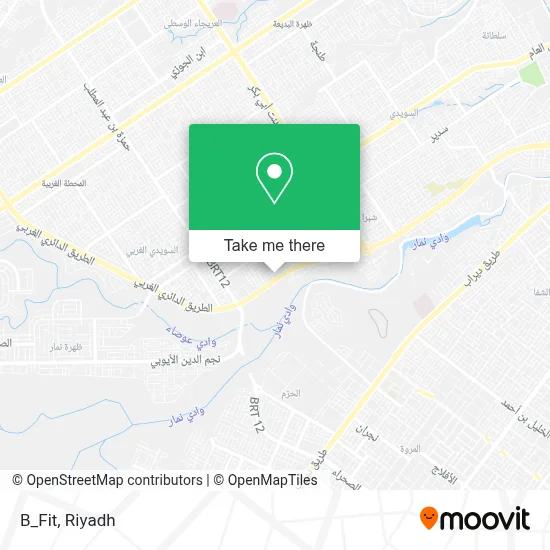 B_Fit map