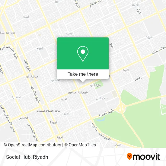 Social Hub map