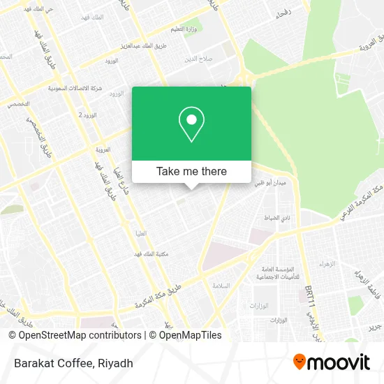 Barakat Coffee map