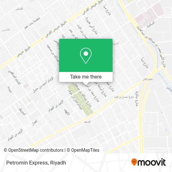 Petromin Express map