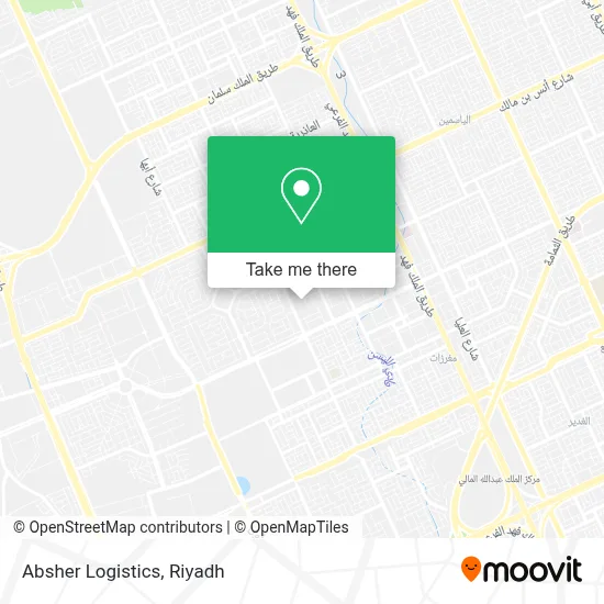 Absher Logistics map