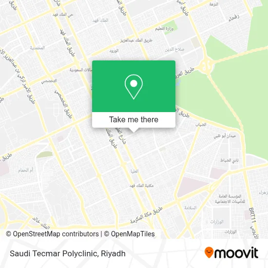 Saudi Tecmar Polyclinic map