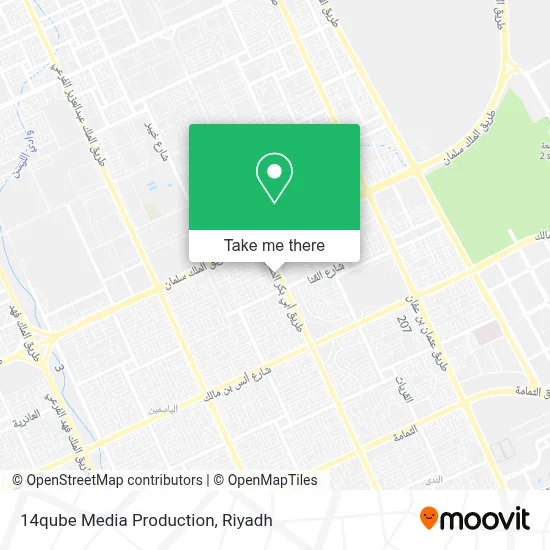 14qube Media Production map