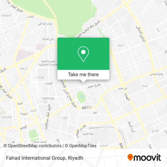 Fahad International Group map