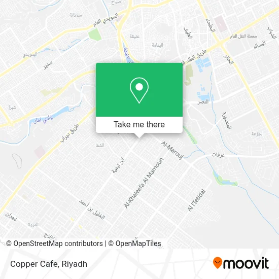 Copper Cafe map
