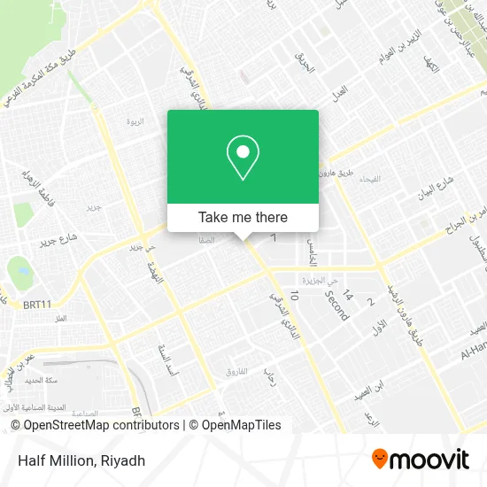Half Million map