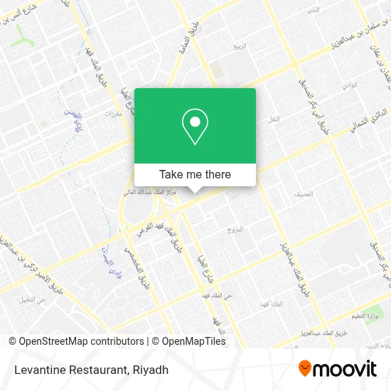 Levantine Restaurant map