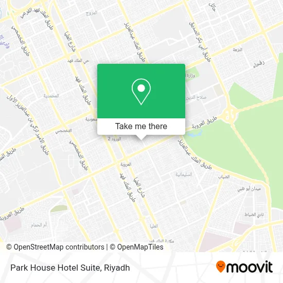 Park House Hotel Suite map
