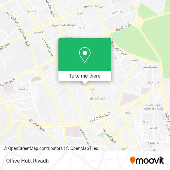 Office Hub map