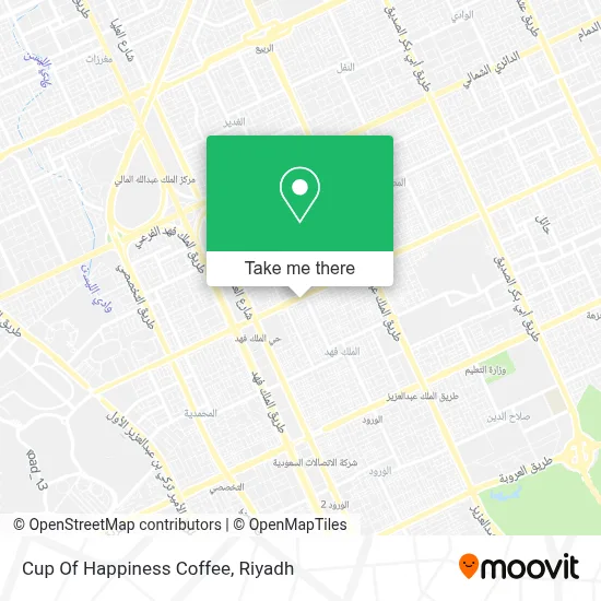 Cup Of Happiness Coffee map