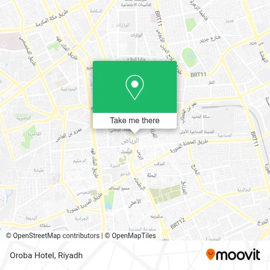 Oroba Hotel map
