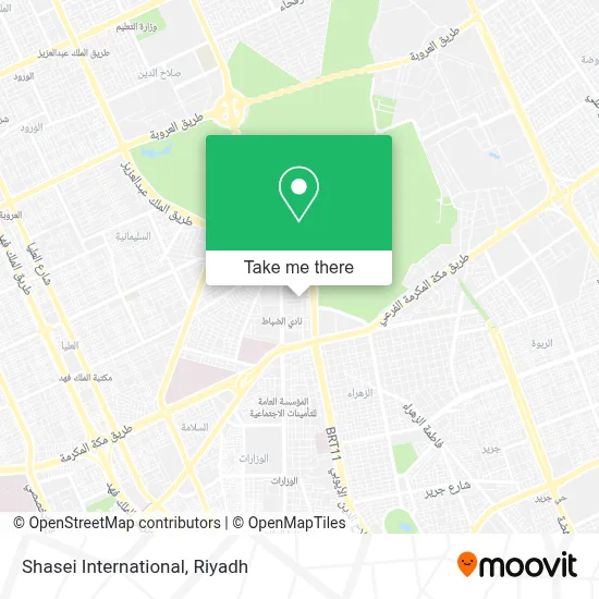 Shasei International map