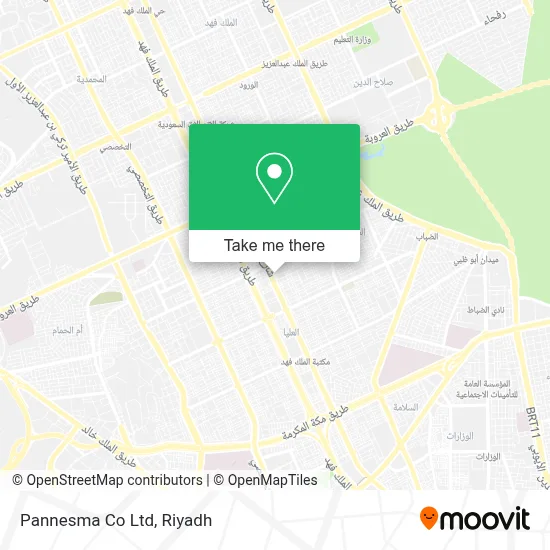 Pannesma Co Ltd map
