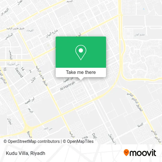 Kudu Villa map