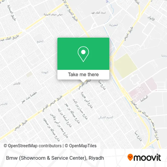 Bmw (Showroom & Service Center) map