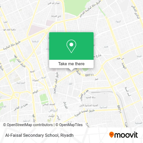 Al-Faisal Secondary School map