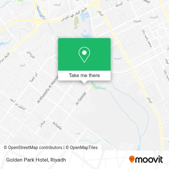 Golden Park Hotel map