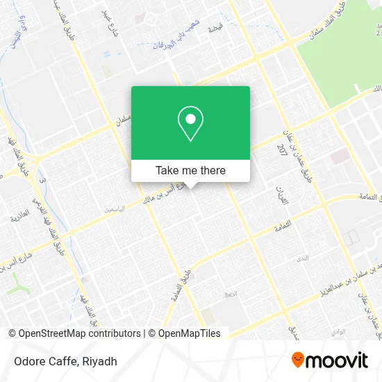 Odore Caffe map