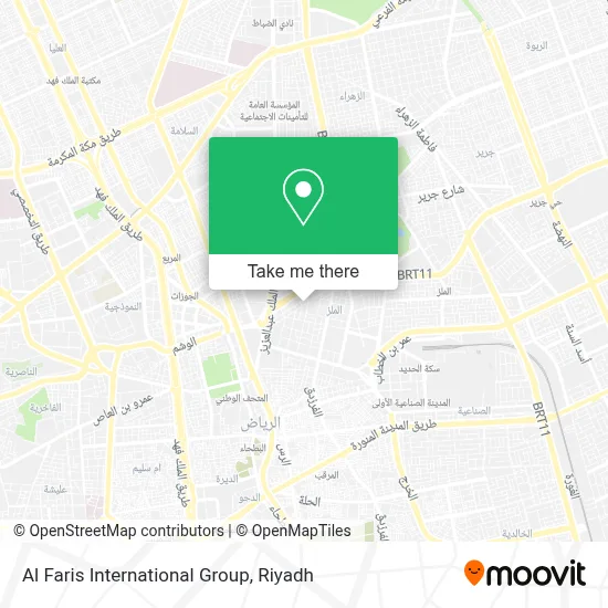 Al Faris International Group map