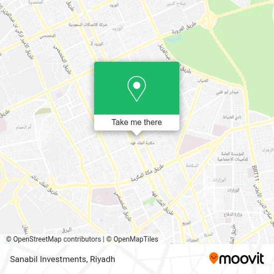 Sanabil Investments map