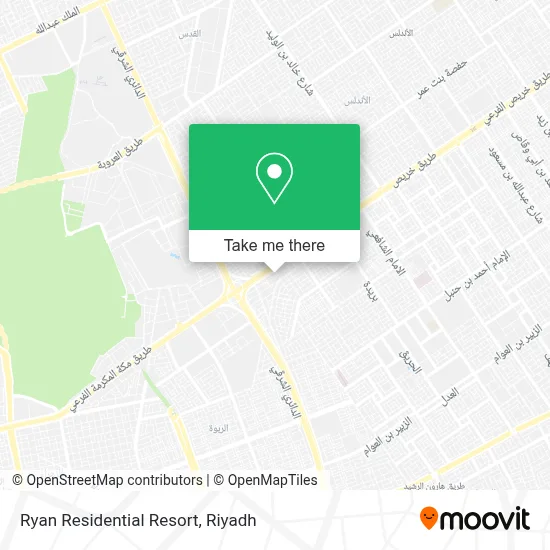 Ryan Residential Resort map