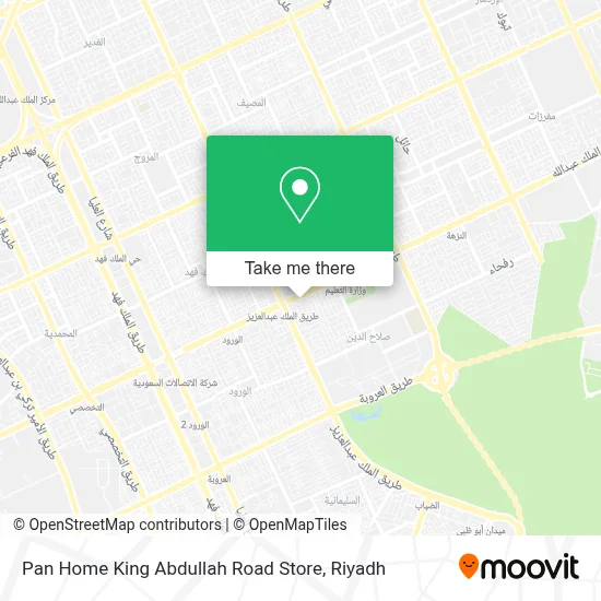 Pan Home King Abdullah Road Store map
