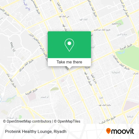 Proteink Healthy Lounge map