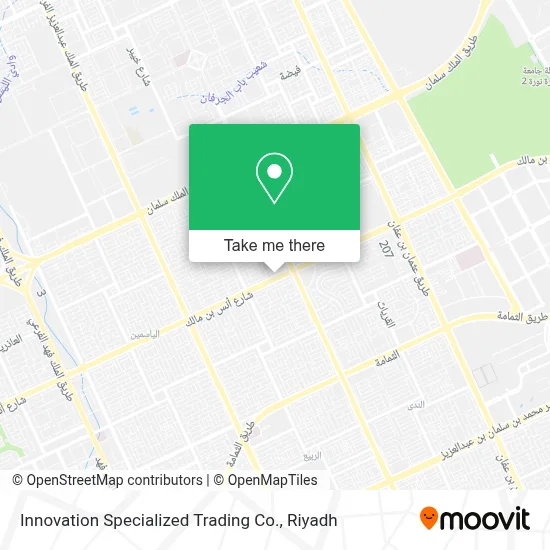 Innovation Specialized Trading Co. map