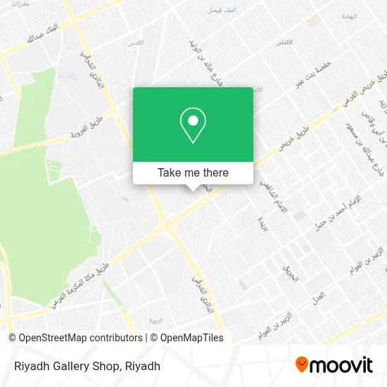Riyadh Gallery Shop map