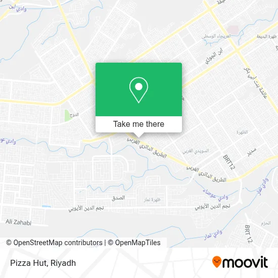 Pizza Hut map