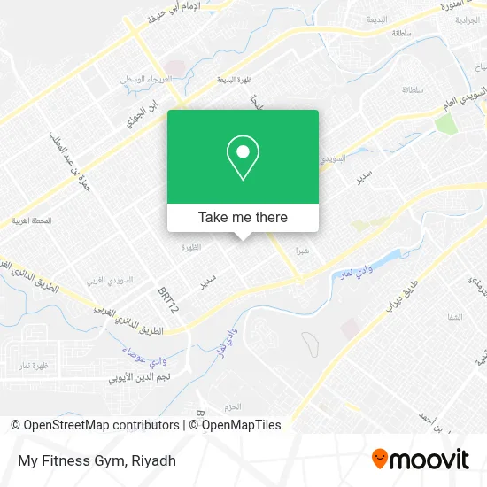 My Fitness Gym map