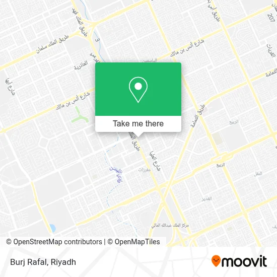 Burj Rafal map