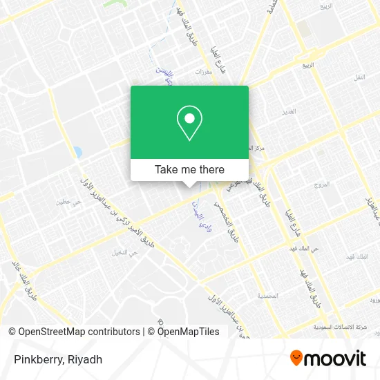 Pinkberry map