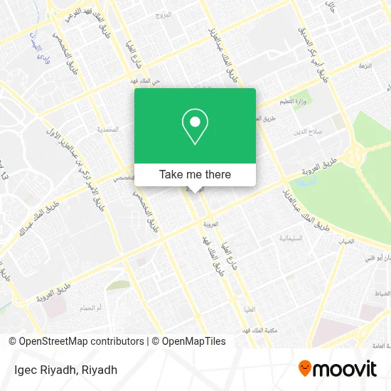 Igec Riyadh map
