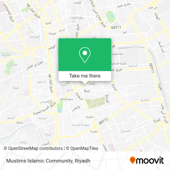 Muslims Islamic Community map