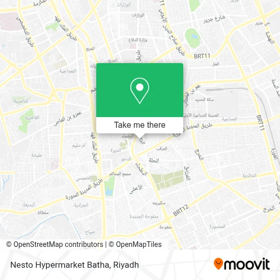 Nesto Hypermarket Batha map