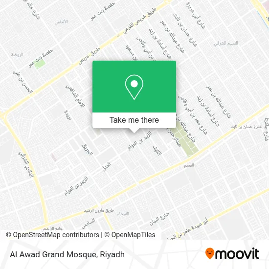 Al Awad Grand Mosque map