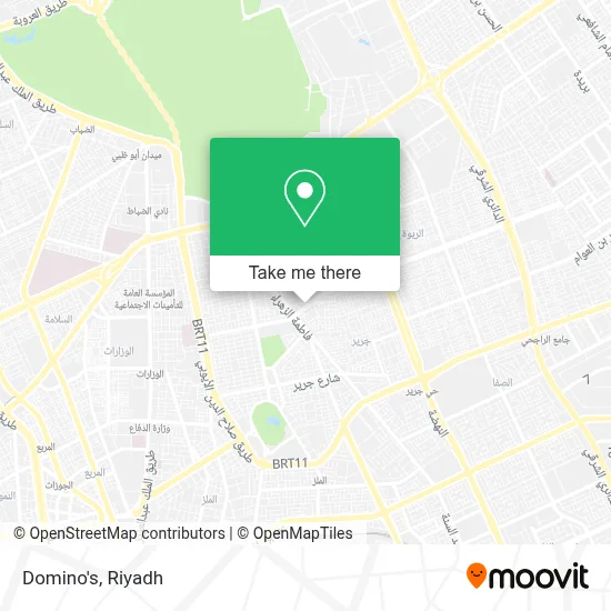 Domino's map