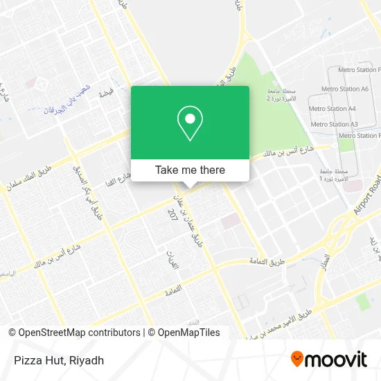 Pizza Hut map