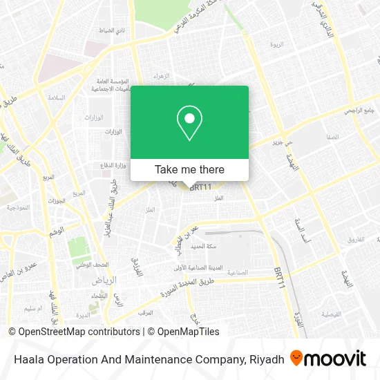 Haala Operation And Maintenance Company map